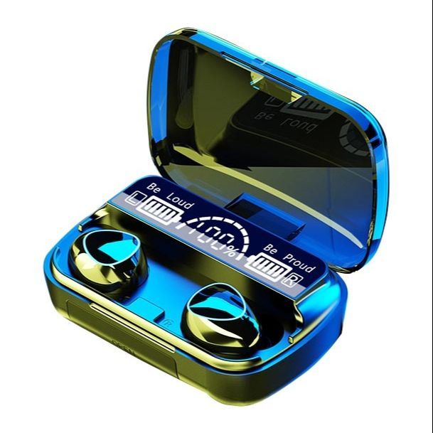 M10 Tws Wireless Earphone Touch Bluetooth Earplugs In-Ear Stereo Sport Headsets Cvc8.0 Noise Reduction Headphones With Digital Display - Bulotooth Headphone - Bluetooth Headphone