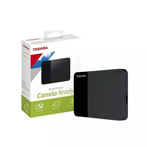 Toshiba Canvio Ready 1TB USB 3.2 External Hard Drive (Black)