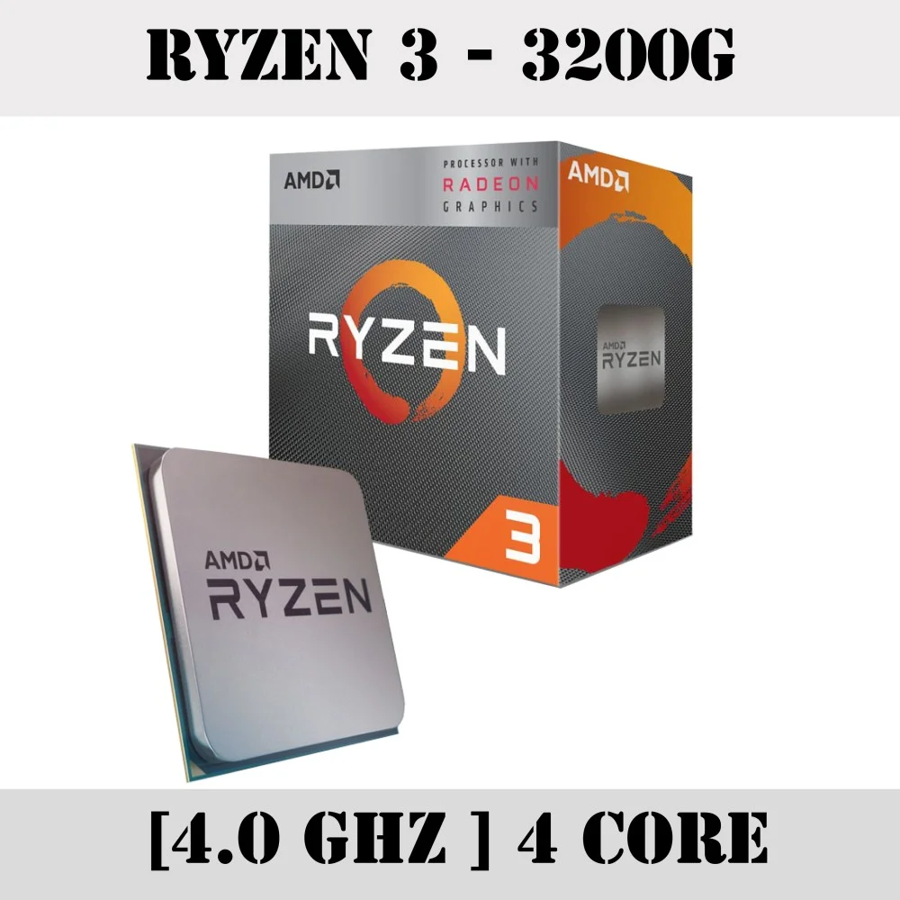 AMD Ryzen 3 3200G Processor with Vega 8 Graphics