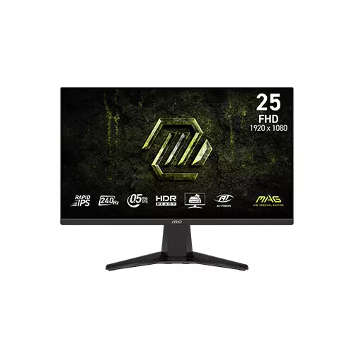 MSI MAG 255F X24 24.5” 240Hz Rapid IPS FHD Gaming Monitor