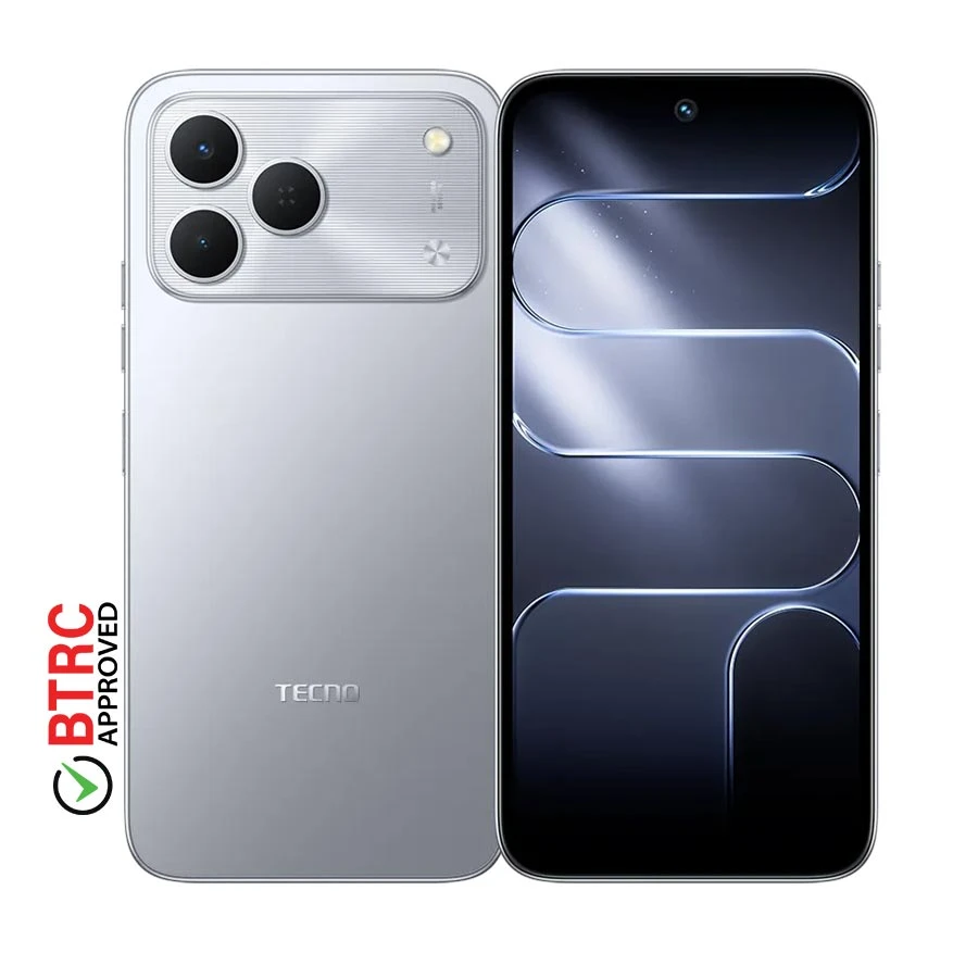 TECNO Spark 50 4G 6GB RAM 128GB ROM Titanium Grey Smartphone