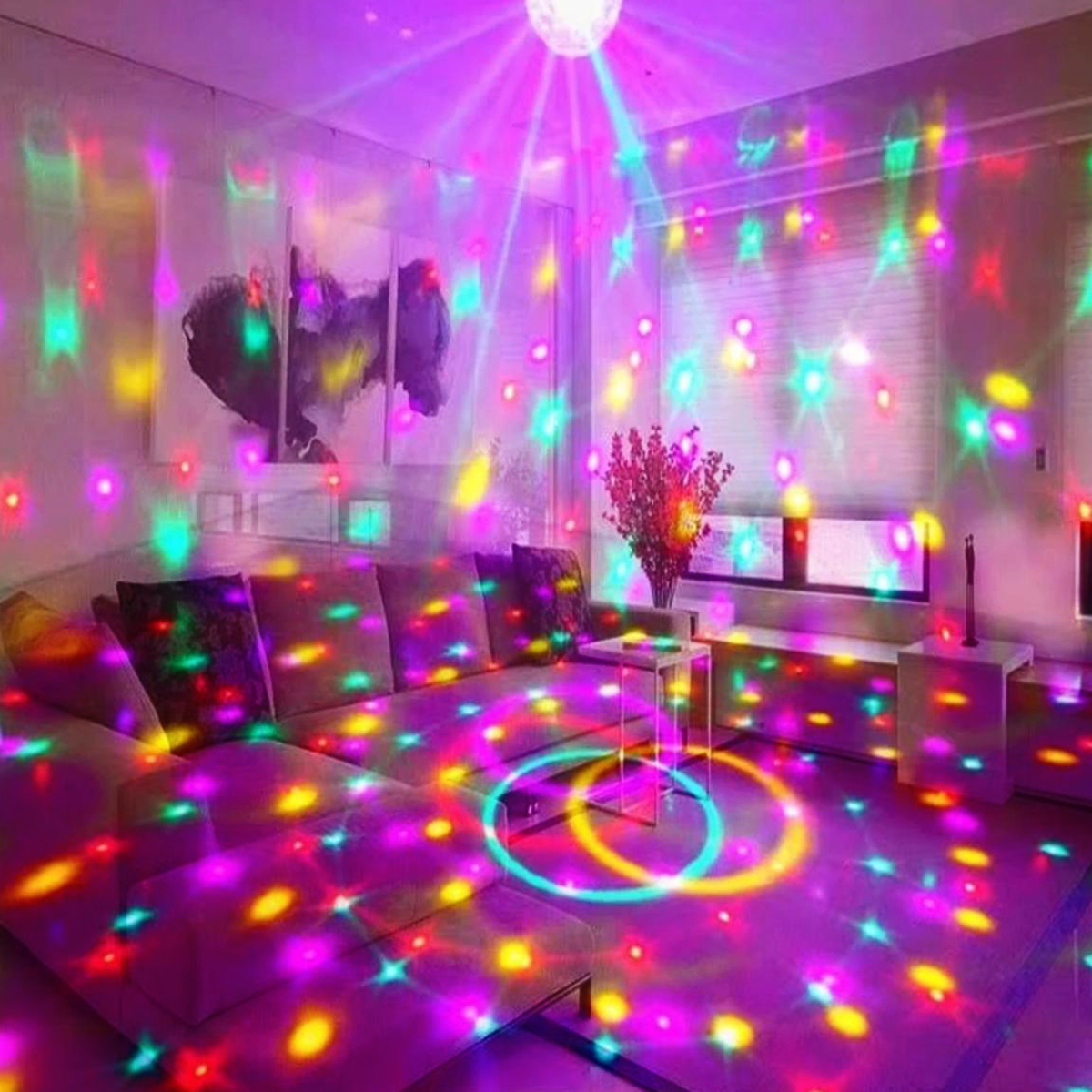 Disco DJ Party LED Light Bulb (Multicolor)