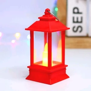 1pcs Mini Lantern Lamps LED Light Lantern for Home Decoration Diwali & Christmas Smokeless Diwali Décor for Home Designer Lamp for Home (Multicolor)