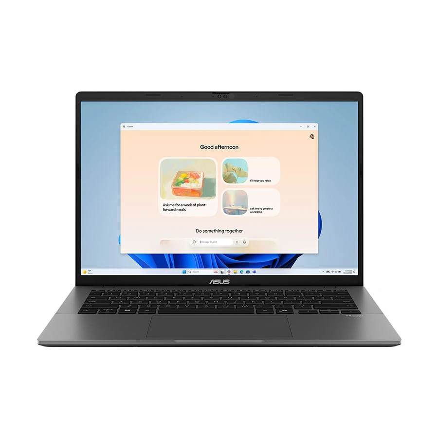 ASUS VivoBook S14 S3407CA Intel Core Ultra 7 255H 16GB RAM 1TB SSD 14 Inch FHD+ WUXGA Display Copilot & AI Optimized Matte Gray Laptop