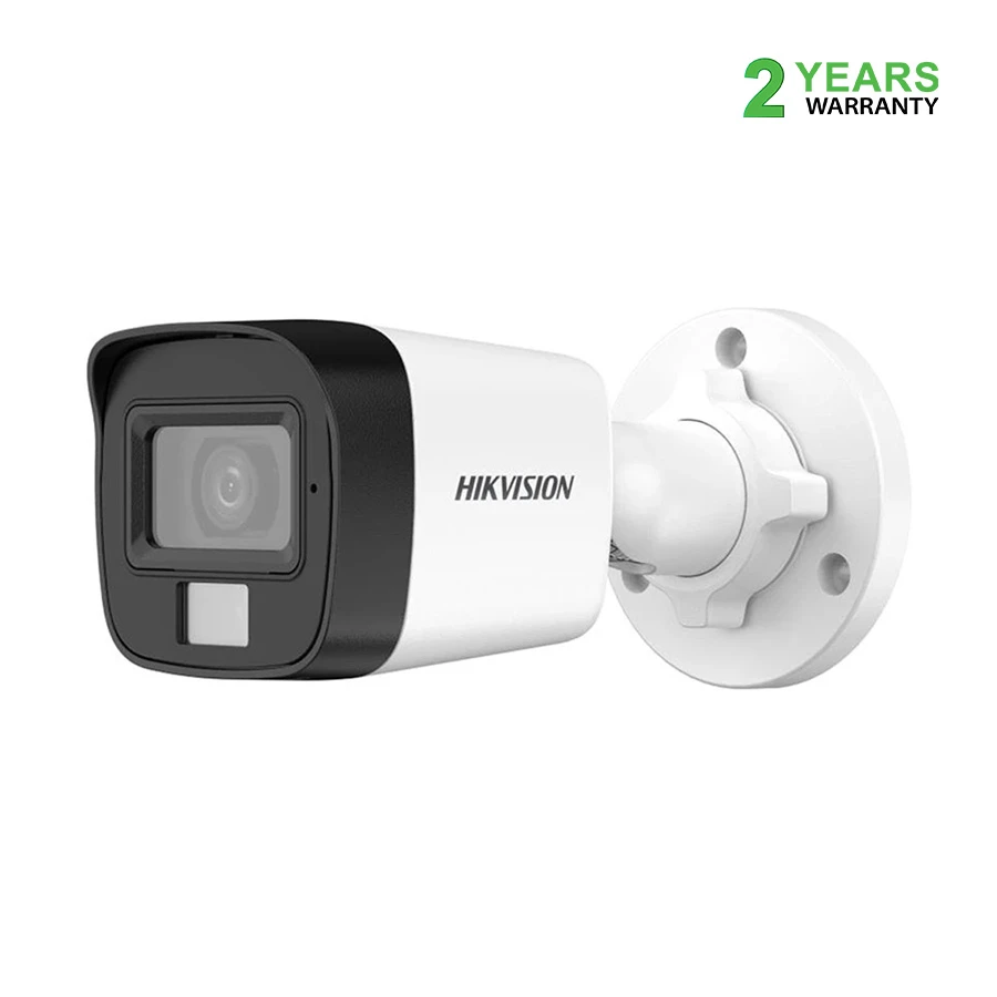 Hikvision DS-2CE16K0T-LPFS (3.6mm) 3K Smart Hybrid Light Audio Fixed Mini Bullet CC Camera