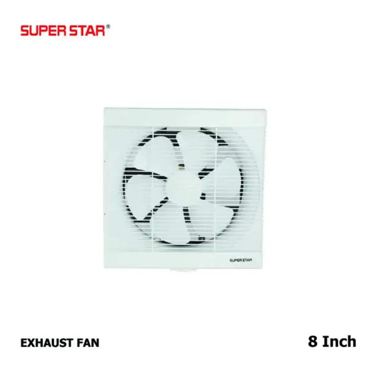 Super Star Exhaust Fan 8 Inch - White